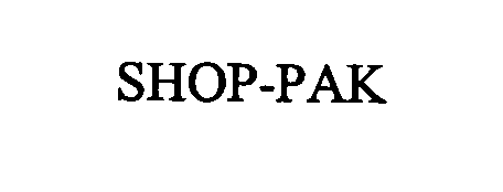 Trademark Logo SHOP-PAK