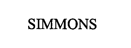 Trademark Logo SIMMONS