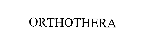  ORTHOTHERA