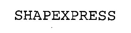 Trademark Logo SHAPEXPRESS