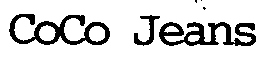 Trademark Logo COCO JEANS