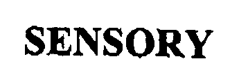 Trademark Logo SENSORY