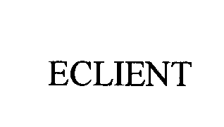 Trademark Logo ECLIENT