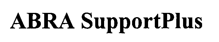 Trademark Logo ABRA SUPPORTPLUS