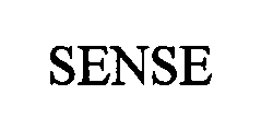 Trademark Logo SENSE