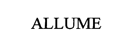 Trademark Logo ALLUME