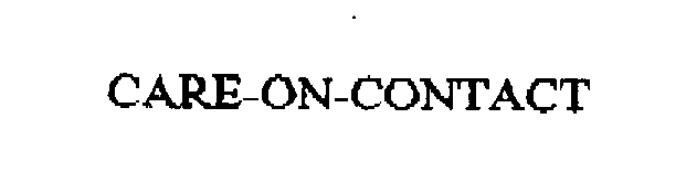 Trademark Logo CARE-ON-CONTACT