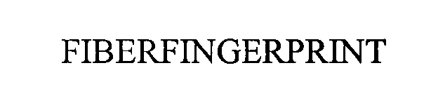 Trademark Logo FIBERFINGERPRINT