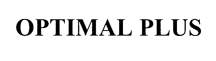 Trademark Logo OPTIMAL PLUS