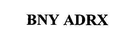 Trademark Logo BNY ADRX