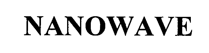 Trademark Logo NANOWAVE