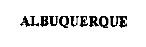 Trademark Logo ALBUQUERQUE