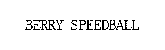Trademark Logo BERRY SPEEDBALL