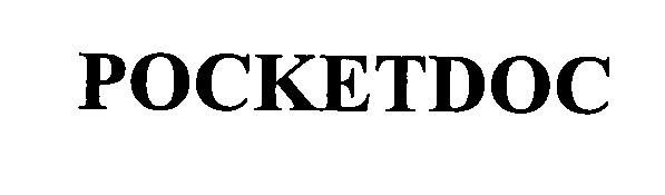 Trademark Logo POCKETDOC
