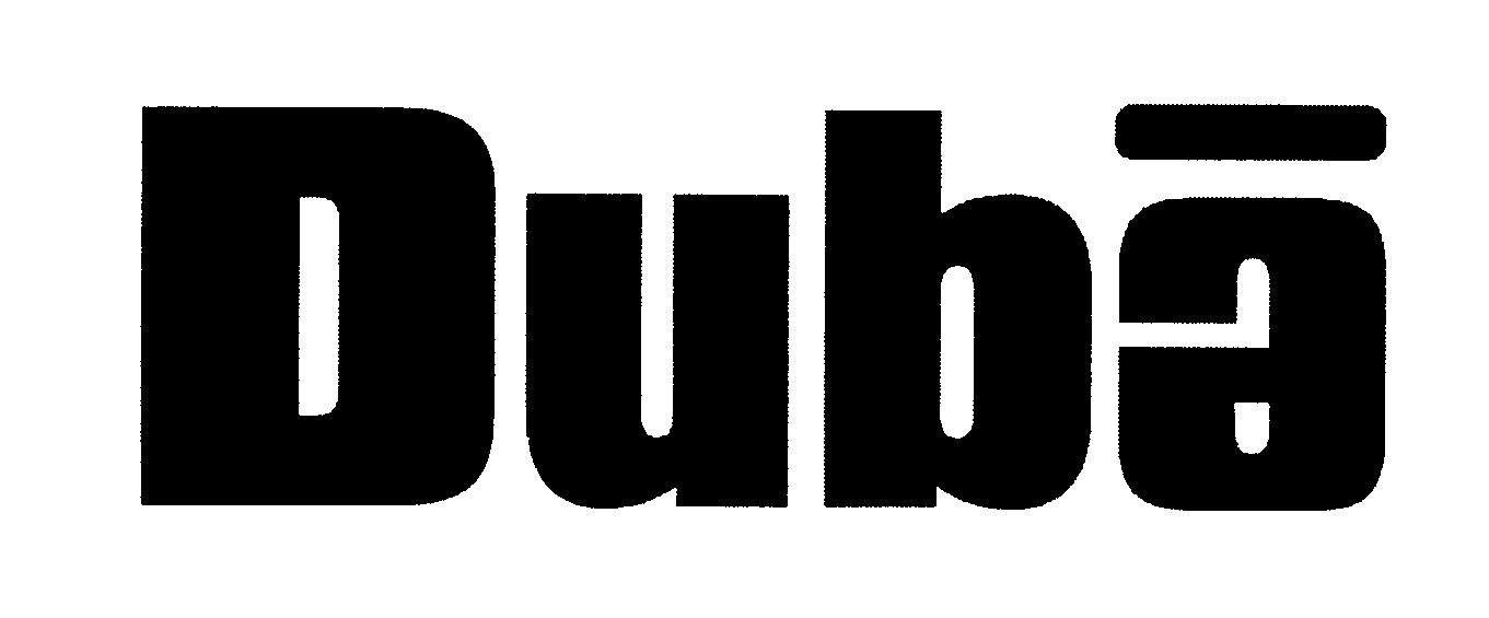 Trademark Logo DUBE