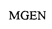 Trademark Logo MGEN