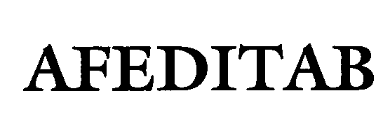 Trademark Logo AFEDITAB