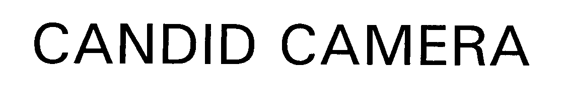 Trademark Logo CANDID CAMERA