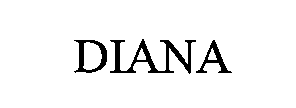 Trademark Logo DIANA