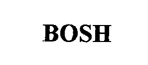 Trademark Logo BOSH