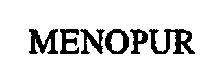 Trademark Logo MENOPUR