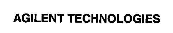 Trademark Logo AGILENT TECHNOLOGIES