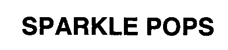 Trademark Logo SPARKLE POPS
