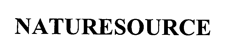 Trademark Logo NATURESOURCE