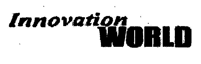 Trademark Logo INNOVATION WORLD