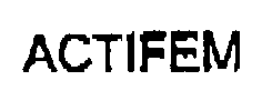 Trademark Logo ACTIFEM
