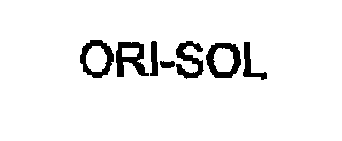 Trademark Logo ORI-SOL