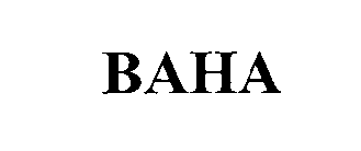 Trademark Logo BAHA