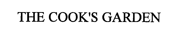 Trademark Logo THE COOK'S GARDEN