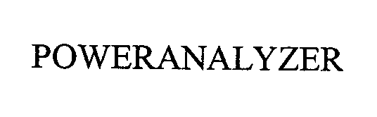 Trademark Logo POWERANALYZER