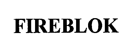 Trademark Logo FIREBLOK