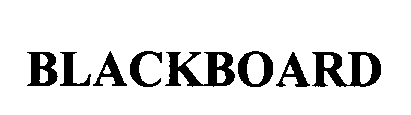 Trademark Logo BLACKBOARD