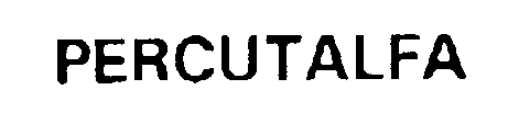 Trademark Logo PERCUTALFA