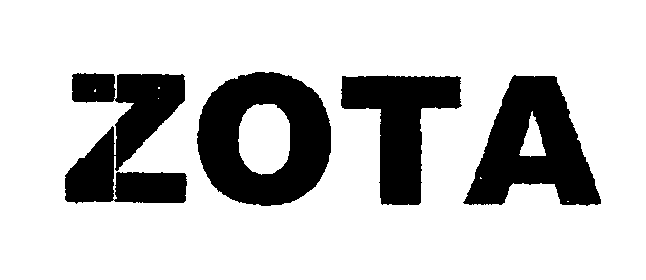 Trademark Logo ZOTA