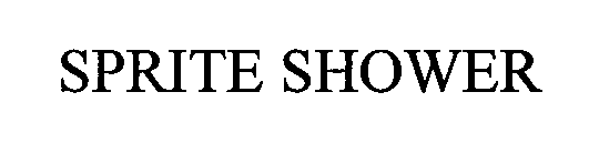 Trademark Logo SPRITE SHOWER