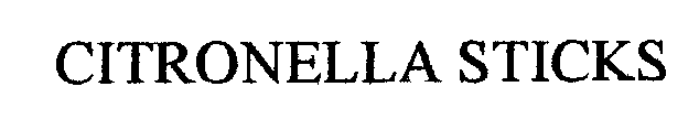 Trademark Logo CITRONELLA STICKS