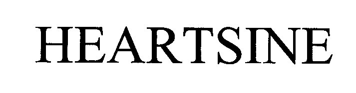 Trademark Logo HEARTSINE