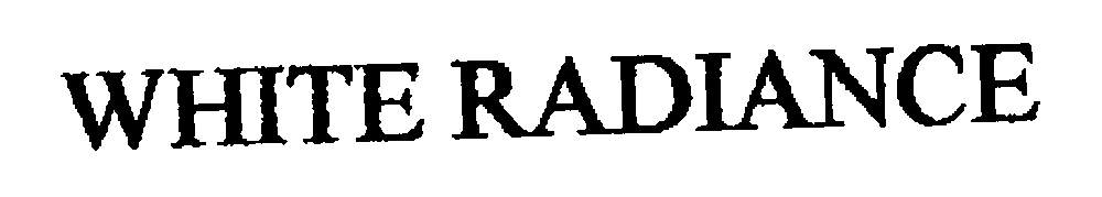 Trademark Logo WHITE RADIANCE