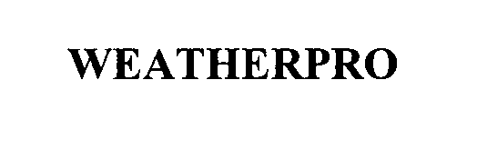 Trademark Logo WEATHERPRO