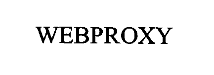 Trademark Logo WEBPROXY