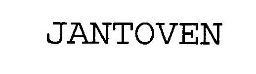 Trademark Logo JANTOVEN