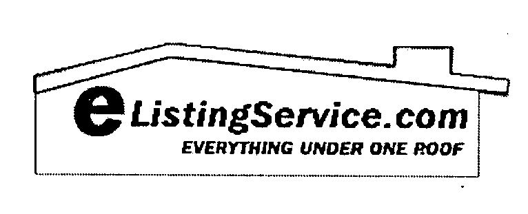 Trademark Logo ELISTINGSERVICE.COM EVERYTHING UNDER ONE ROOF