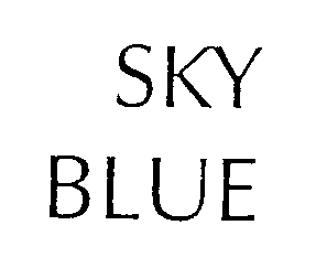  SKY BLUE