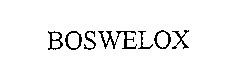 Trademark Logo BOSWELOX