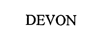 Trademark Logo DEVON