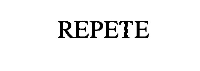 Trademark Logo REPETE